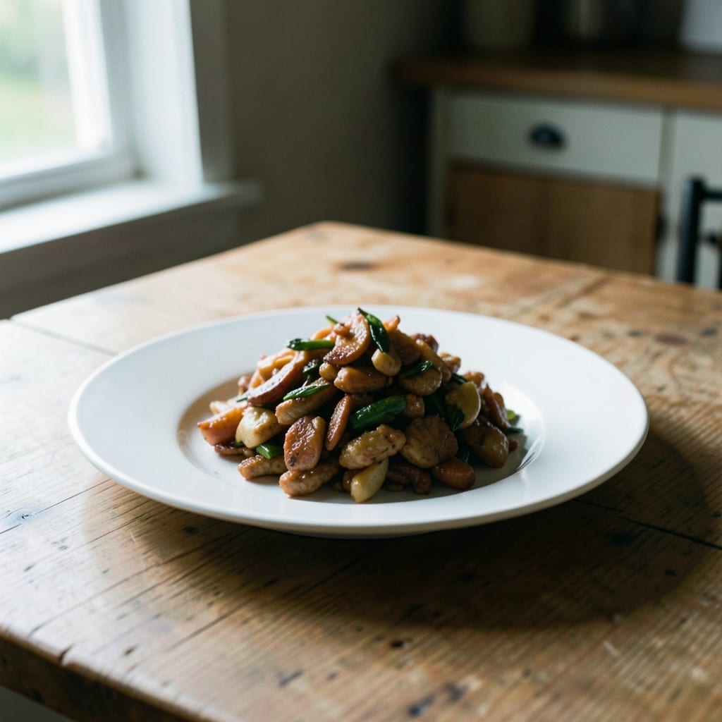 The dish as the corrected method produces it